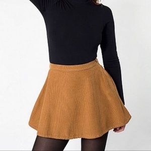 Corduroy Circle Skirt
